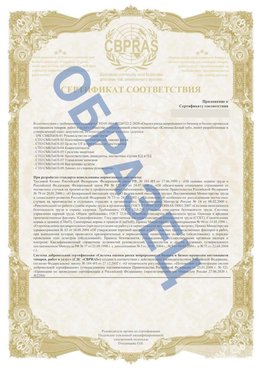 Образец Приложение к СТО 01.064.00220722.2-2020 Канск Сертификат СТО 01.064.00220722.2-2020 
